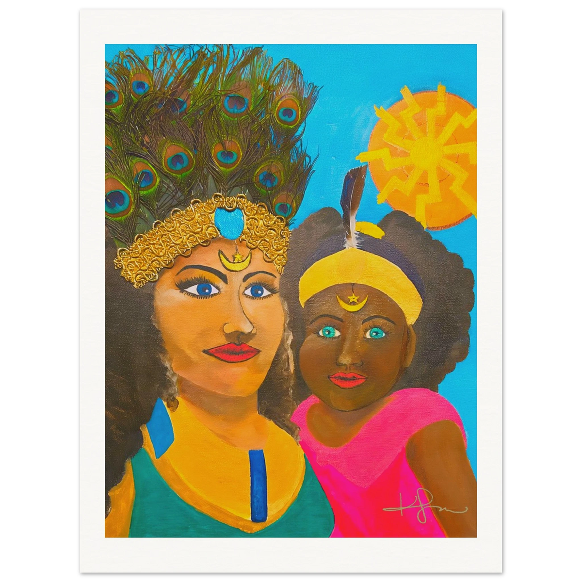 Caribbean Mother Museum-Quality Matte Paper Poster - Livity Tree Art