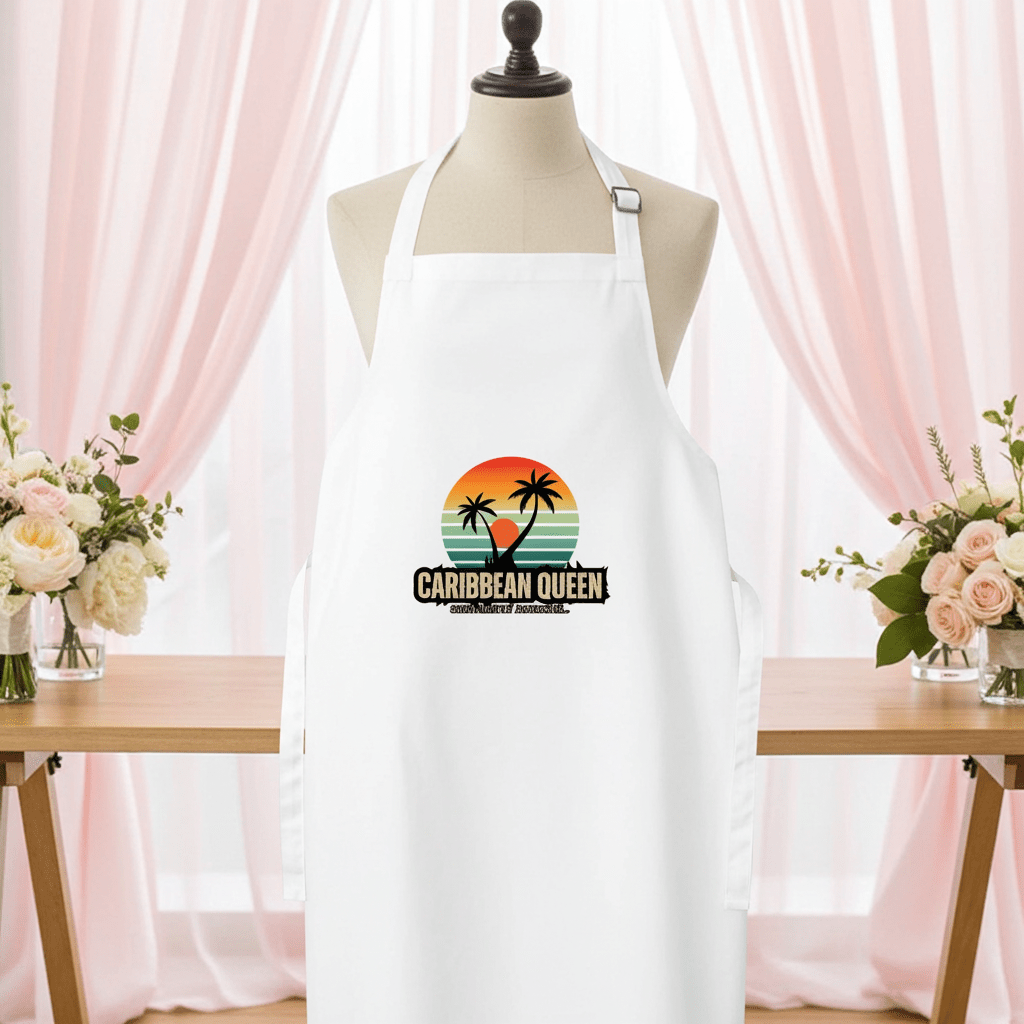 Caribbean Queen Organic Cotton Apron - Livity Tree Art