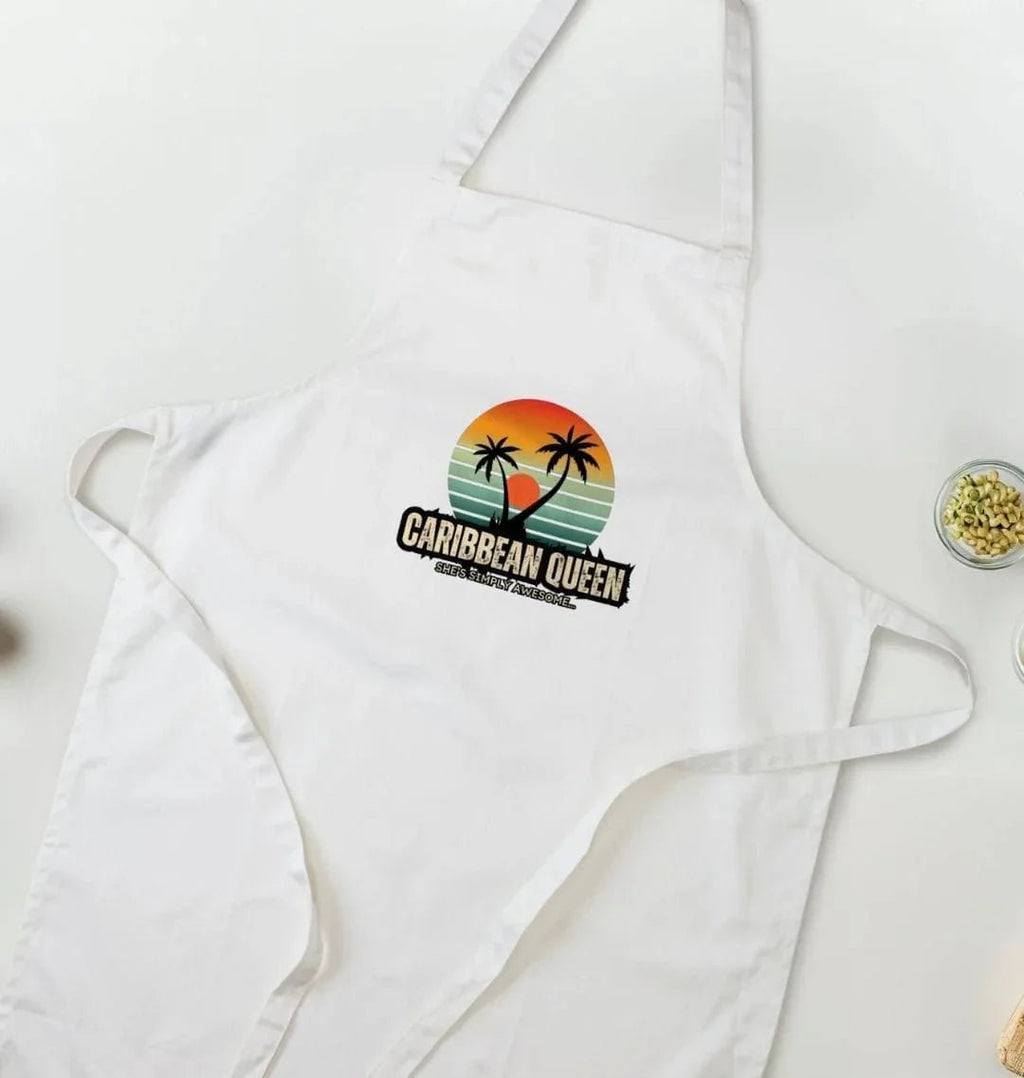 Caribbean Queen Organic Cotton Apron - Livity Tree Art