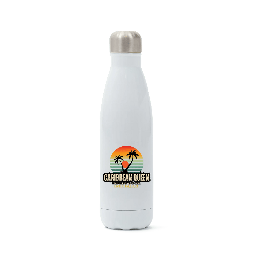 Caribbean Queen Stainless Steel Bottle - Livity Tree Art