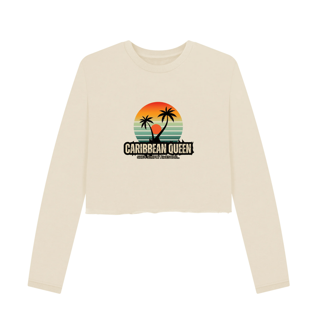 Caribbean Queen Women's Boxy Jumper - Livity Tree Art