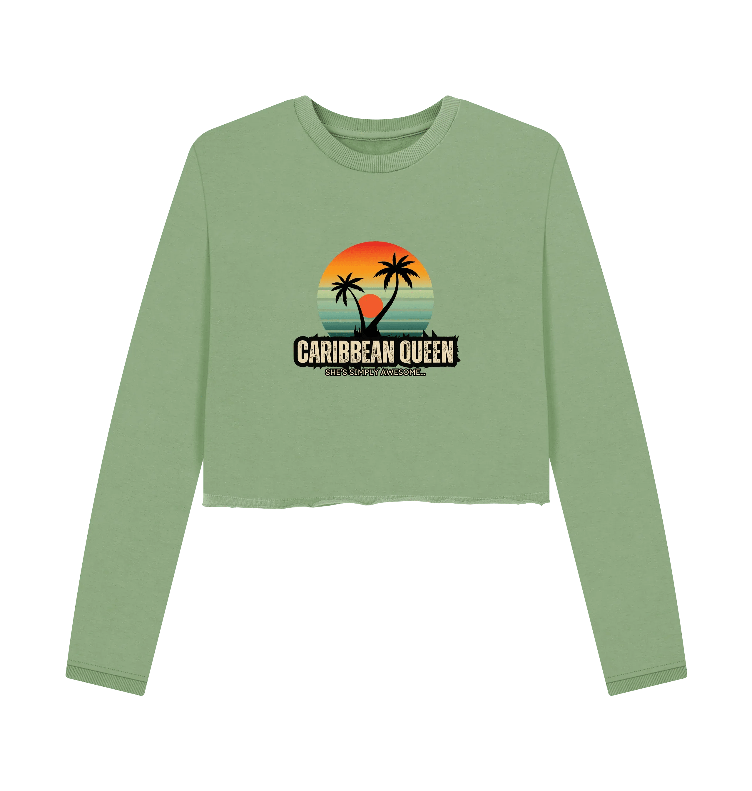 Caribbean Queen Women's Boxy Jumper - Livity Tree Art