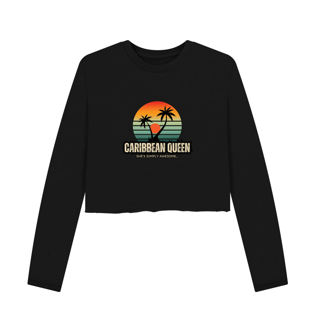 Caribbean Queen Women's Boxy Jumper - Livity Tree Art