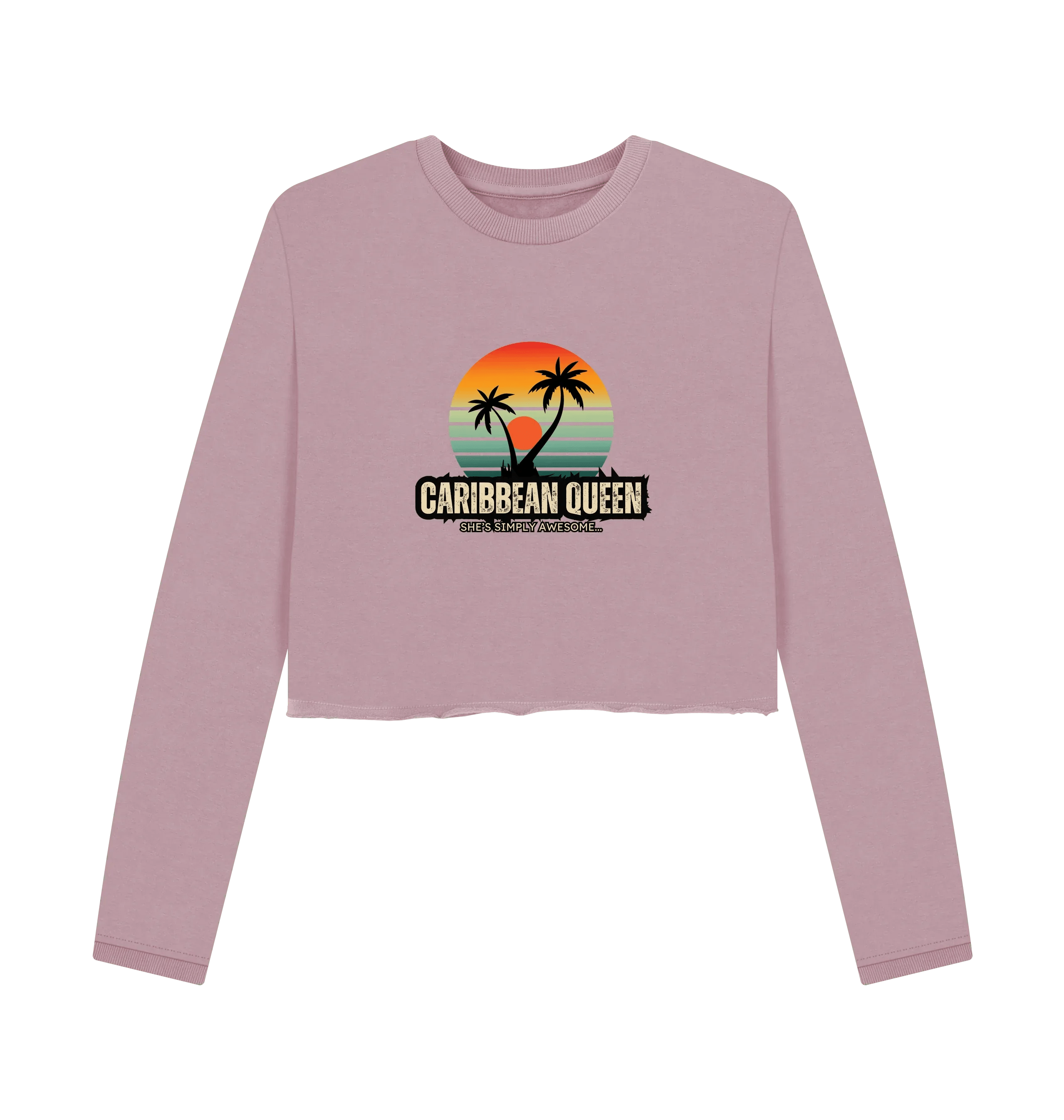 Caribbean Queen Women's Boxy Jumper - Livity Tree Art