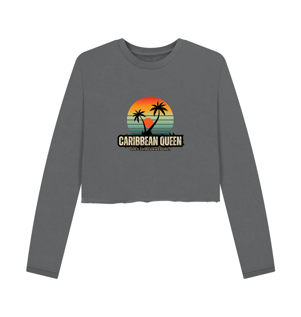 Caribbean Queen Women's Boxy Jumper - Livity Tree Art