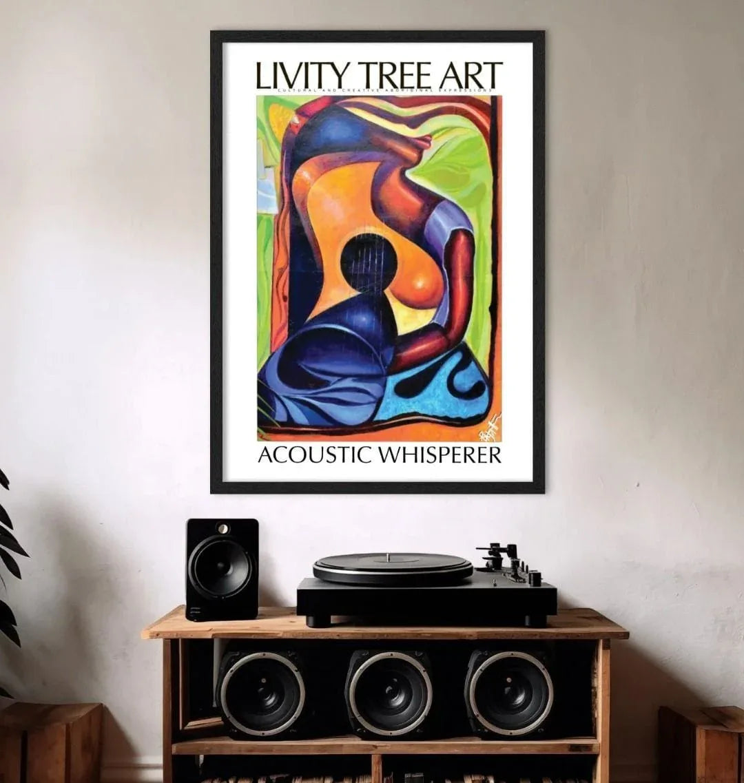 Acoustic Whisperer Art (Optional Frame) - Livity Tree Art