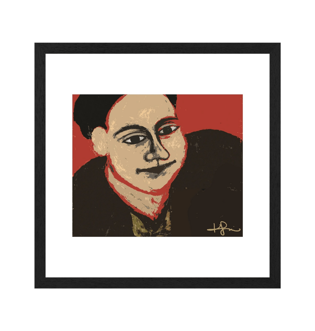 Black Frame Framed art print Front