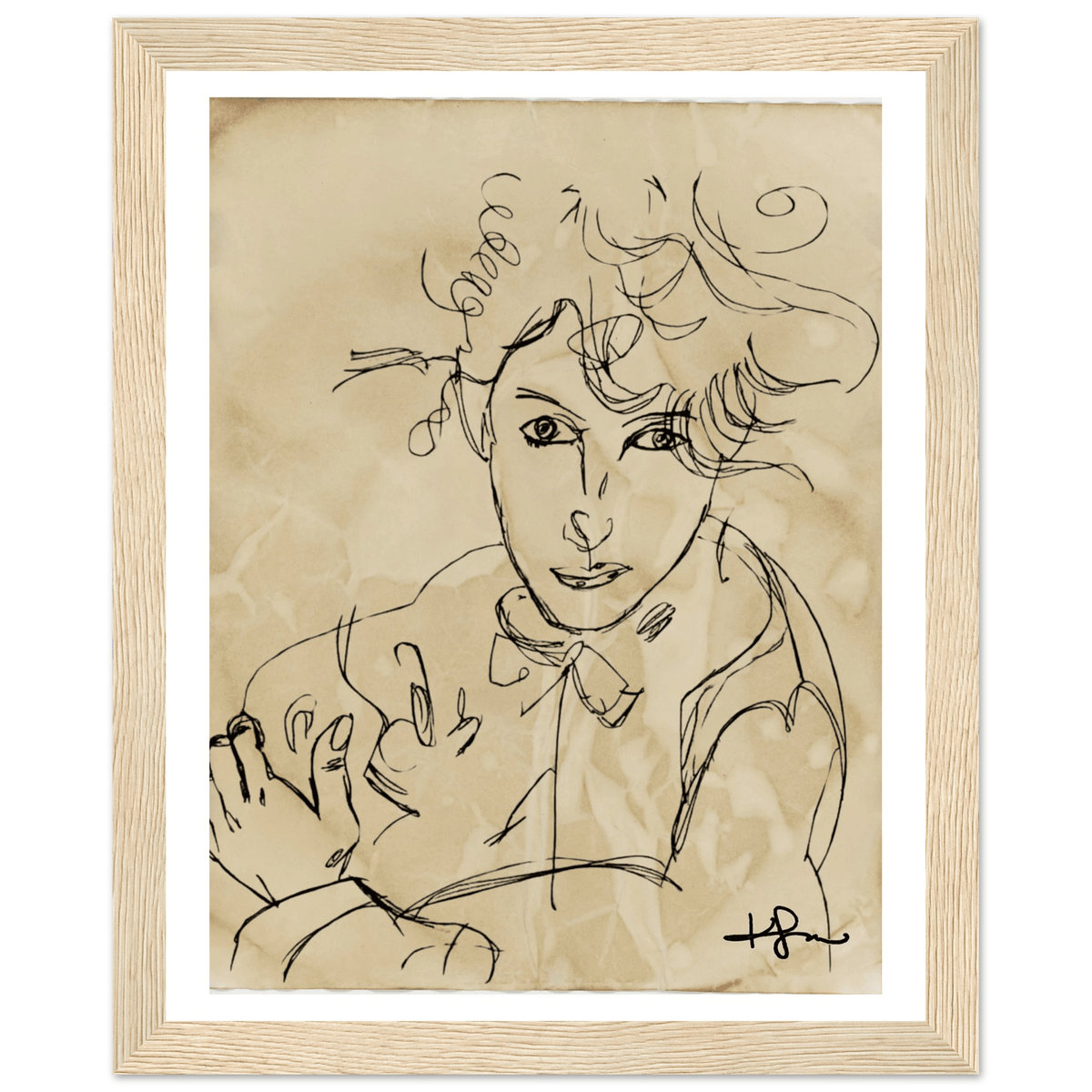 Danu, The Irish Mother Fine Art Framed Poster - Livity Tree Art
