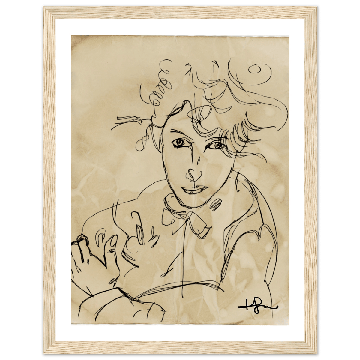 Danu, The Irish Mother Fine Art Framed Poster - Livity Tree Art