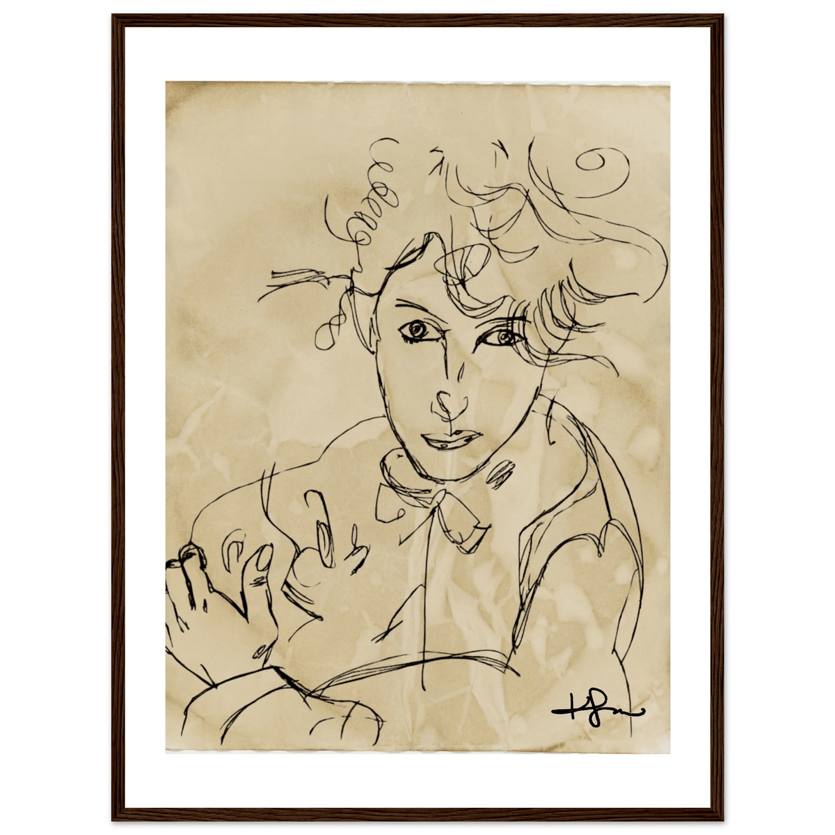 Danu, The Irish Mother Fine Art Framed Poster - Livity Tree Art