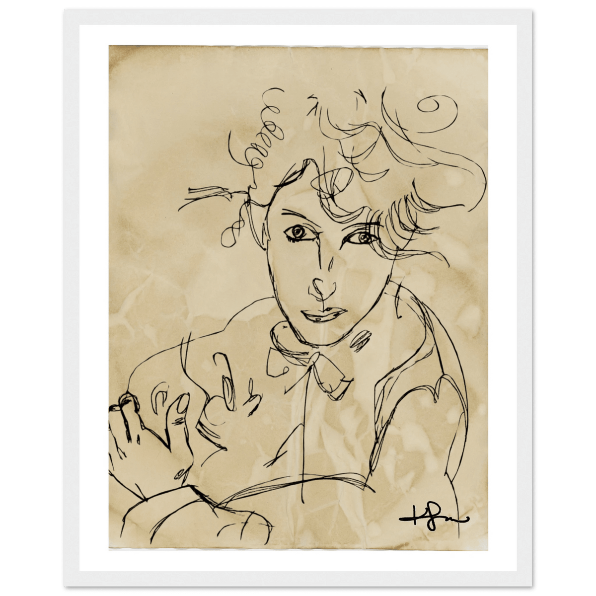 Danu, The Irish Mother Fine Art Framed Poster - Livity Tree Art