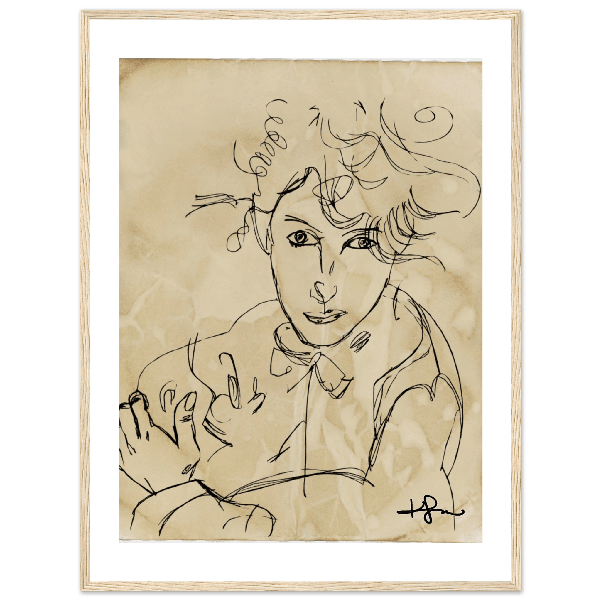 Danu, The Irish Mother Fine Art Framed Poster - Livity Tree Art