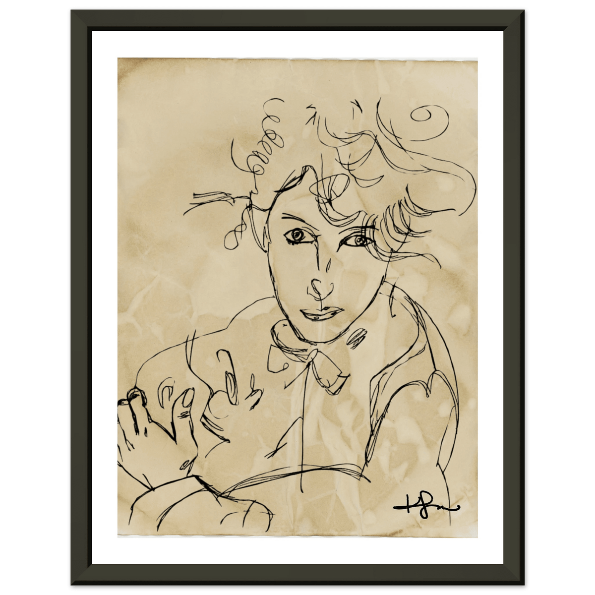 Danu, The Irish Mother Fine Art Framed Poster - Livity Tree Art