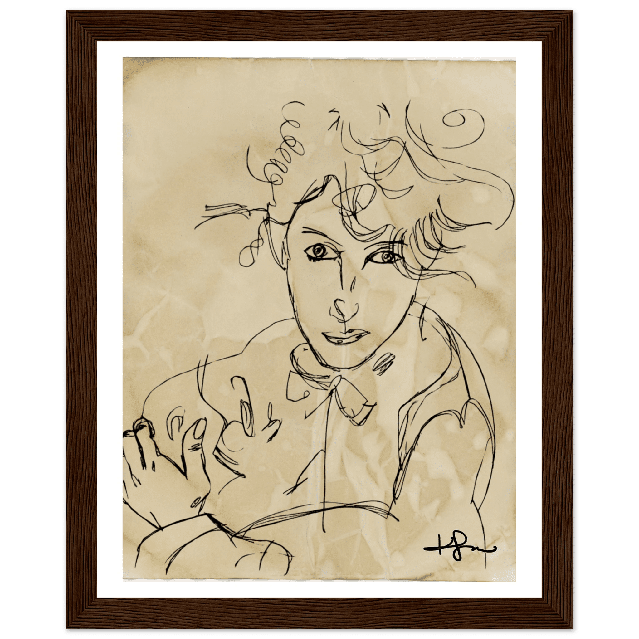 Danu, The Irish Mother Fine Art Framed Poster - Livity Tree Art