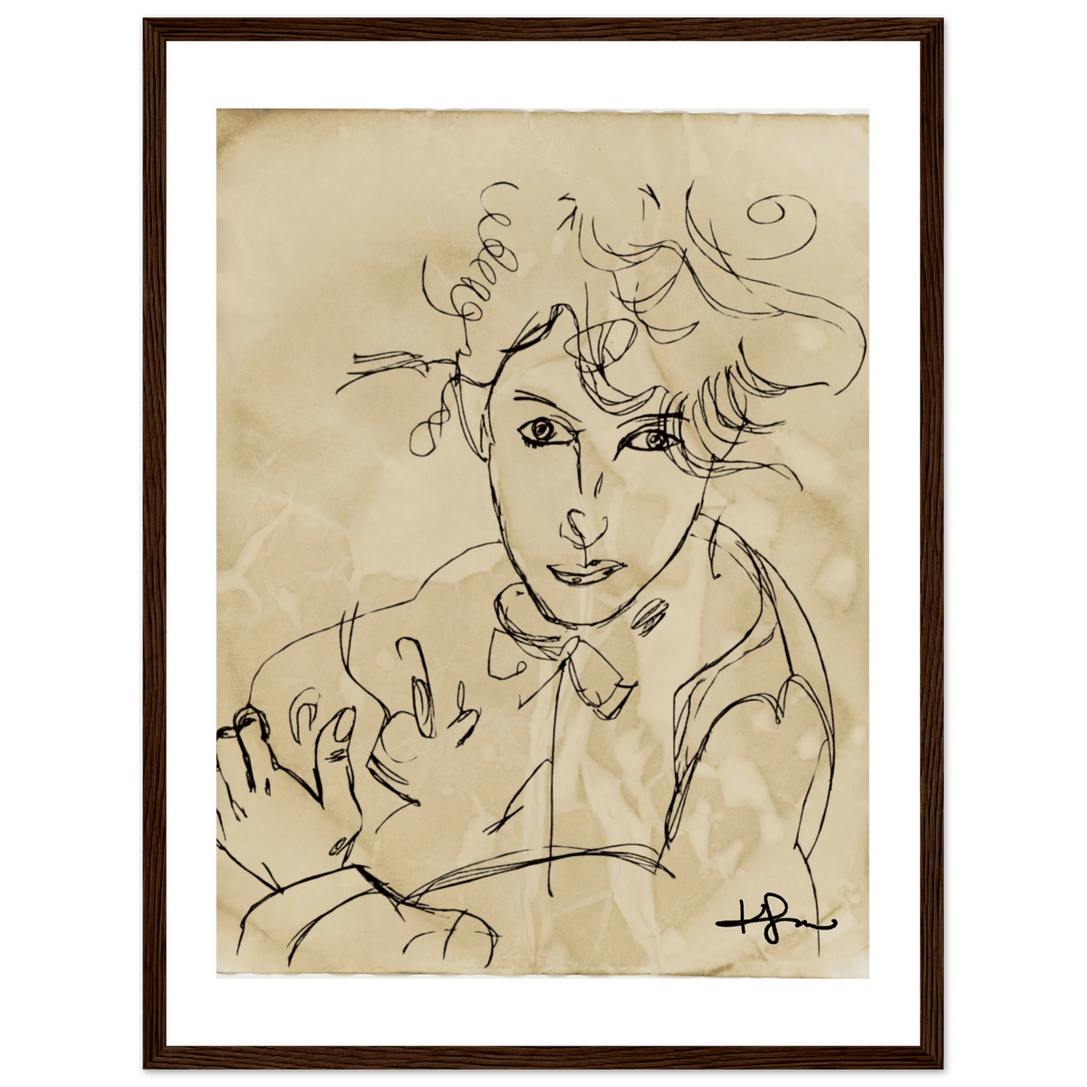 Danu, The Irish Mother Fine Art Framed Poster - Livity Tree Art
