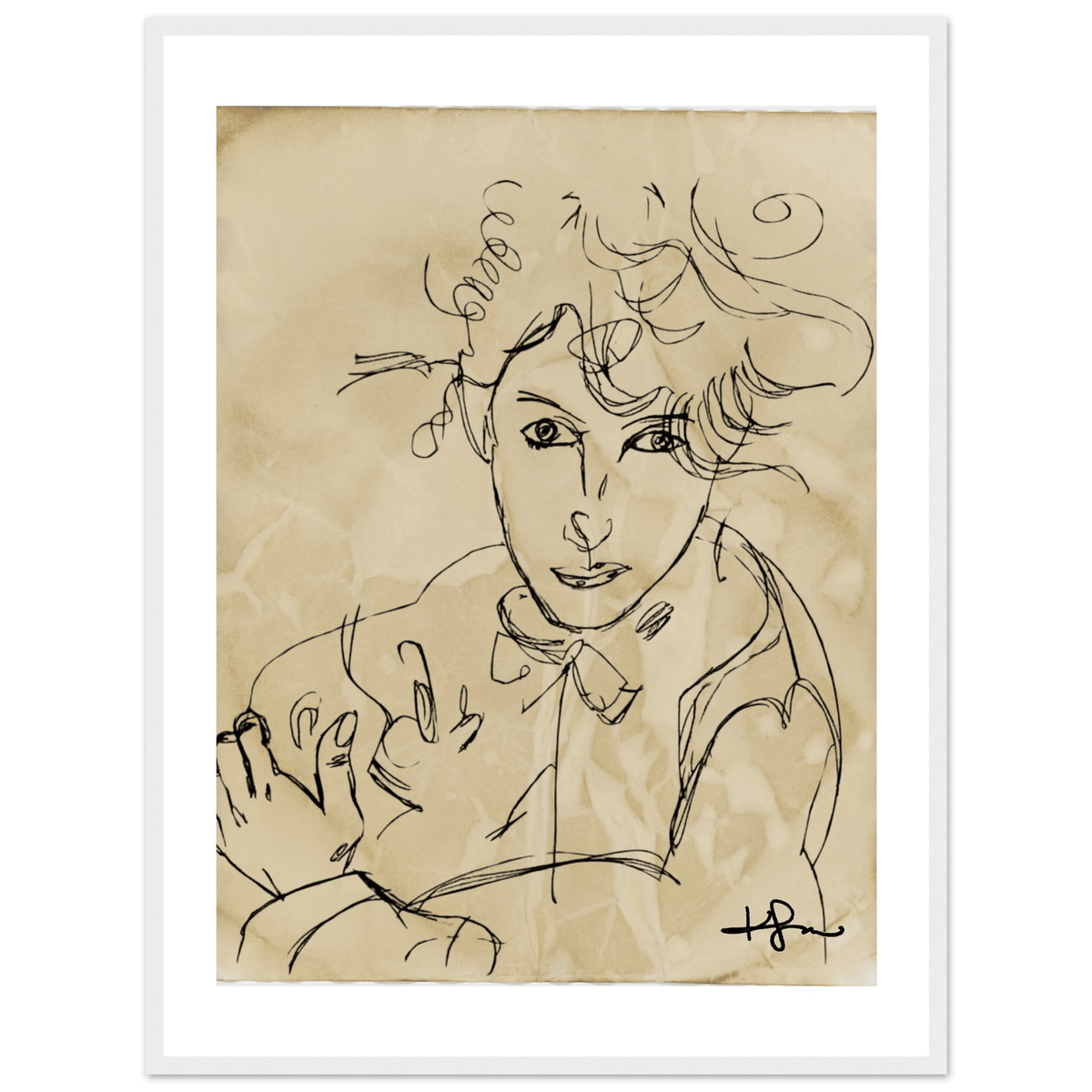 Danu, The Irish Mother Fine Art Framed Poster - Livity Tree Art