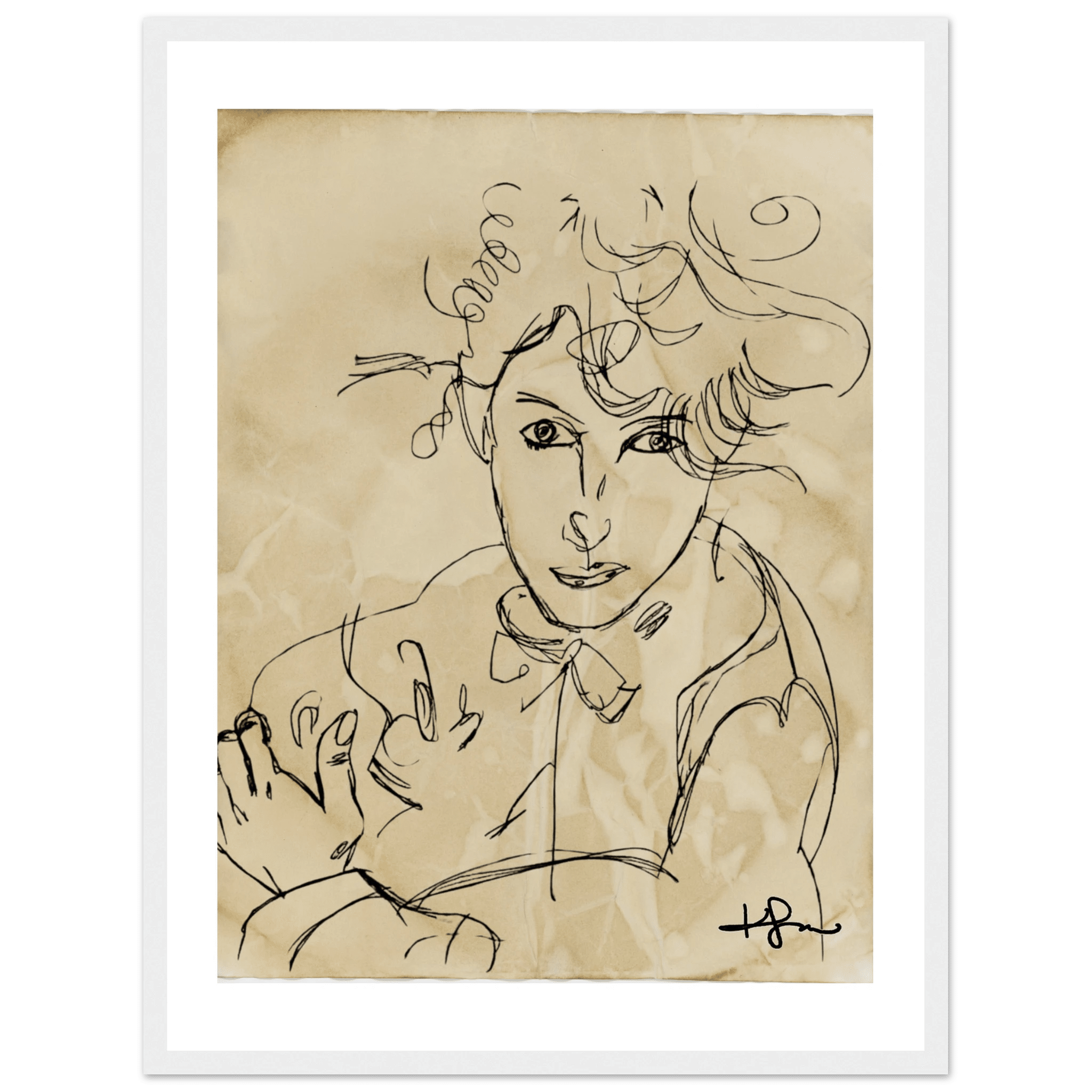 Danu, The Irish Mother Fine Art Framed Poster - Livity Tree Art