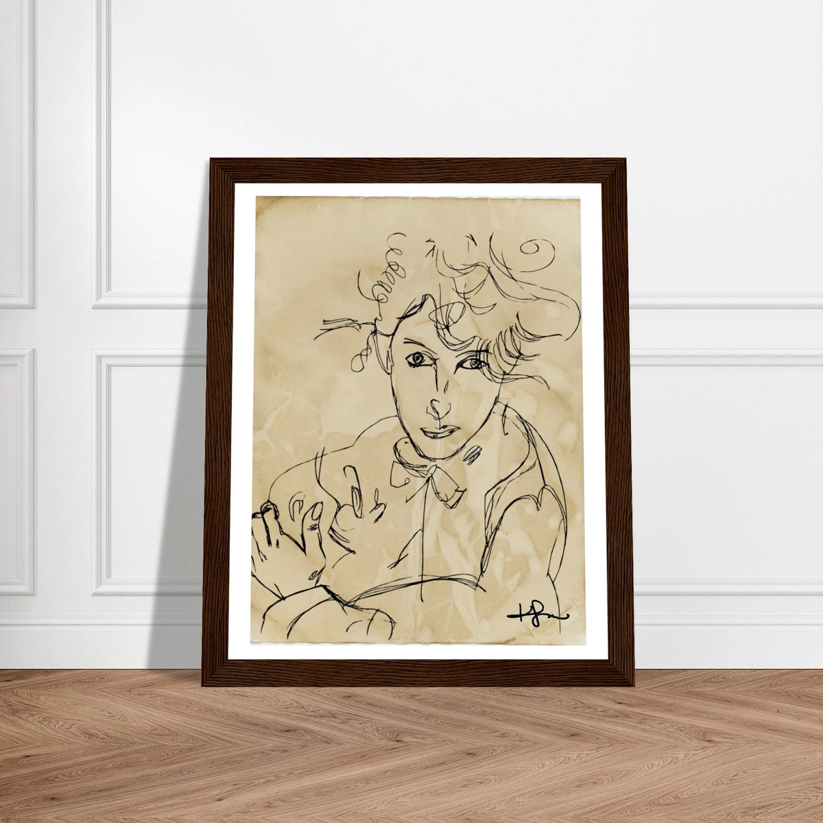 Danu, The Irish Mother Fine Art Framed Poster - Livity Tree Art