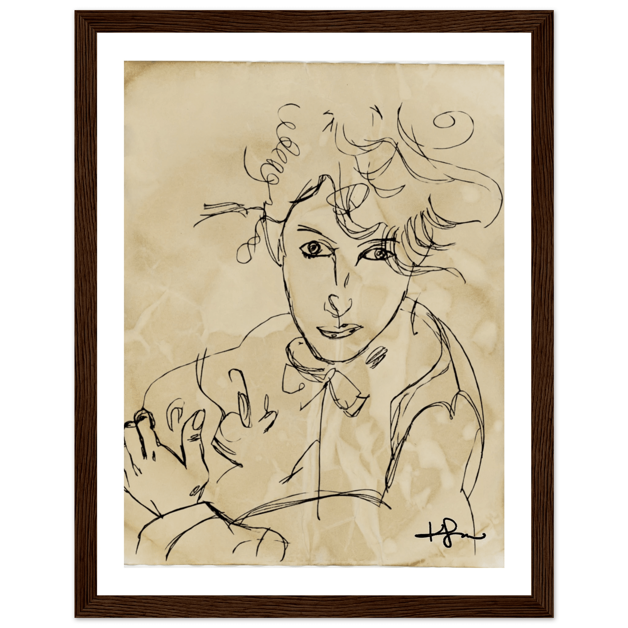 Danu, The Irish Mother Fine Art Framed Poster - Livity Tree Art