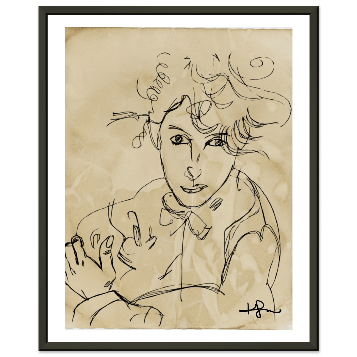 Danu, The Irish Mother Fine Art Framed Poster - Livity Tree Art