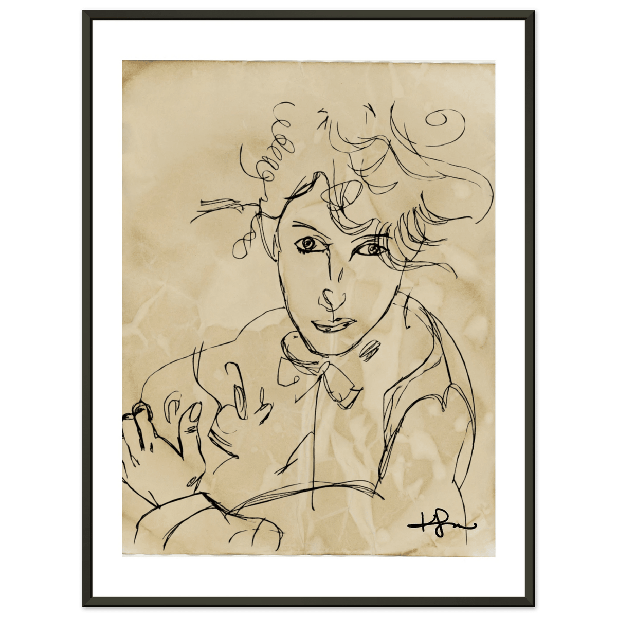 Danu, The Irish Mother Fine Art Framed Poster - Livity Tree Art