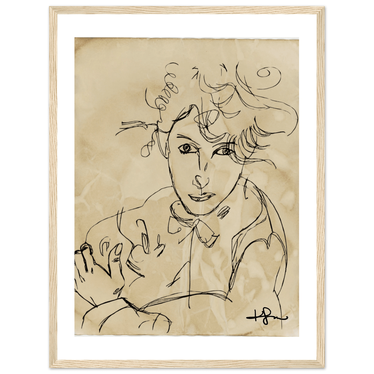 Danu, The Irish Mother Fine Art Framed Poster - Livity Tree Art