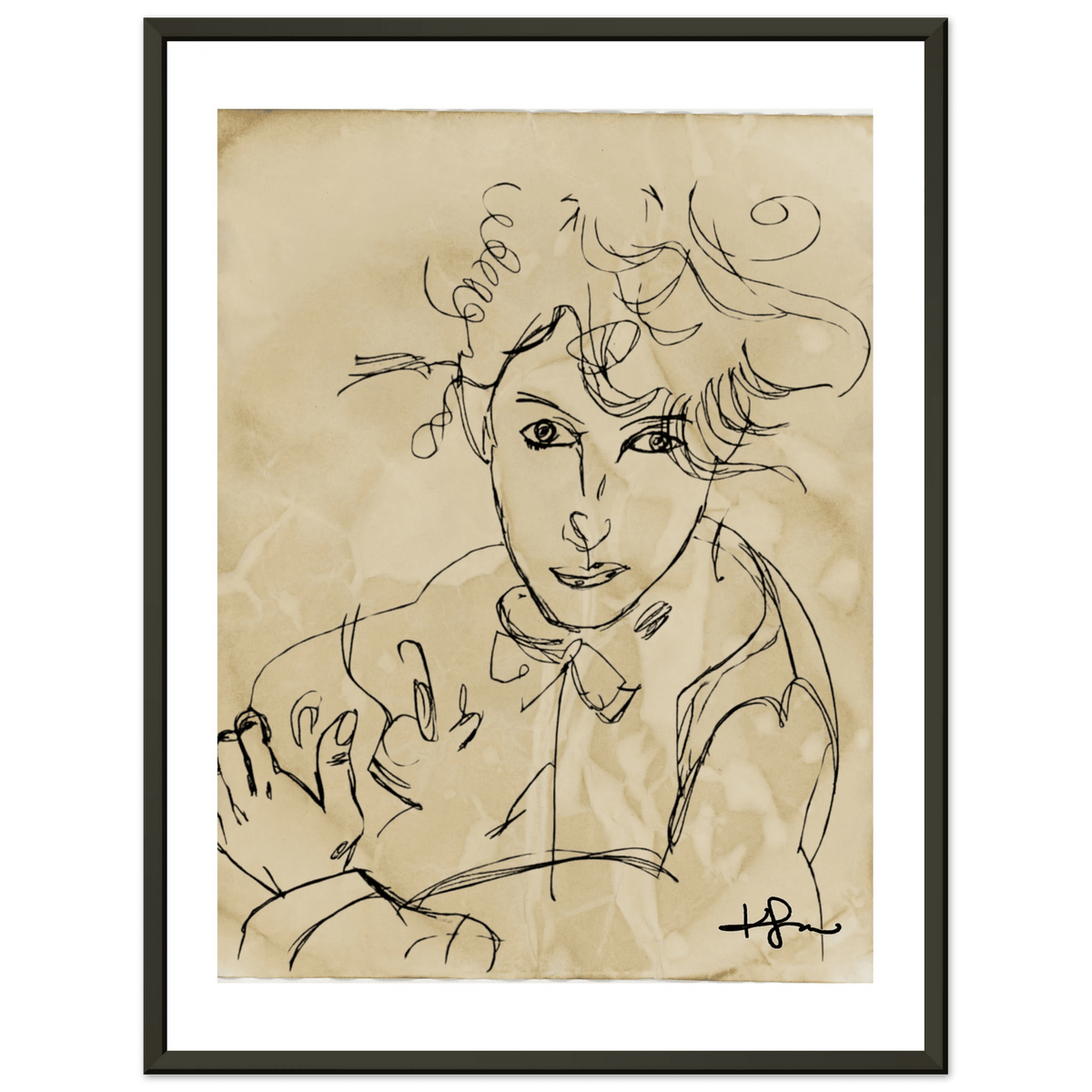 Danu, The Irish Mother Fine Art Framed Poster - Livity Tree Art