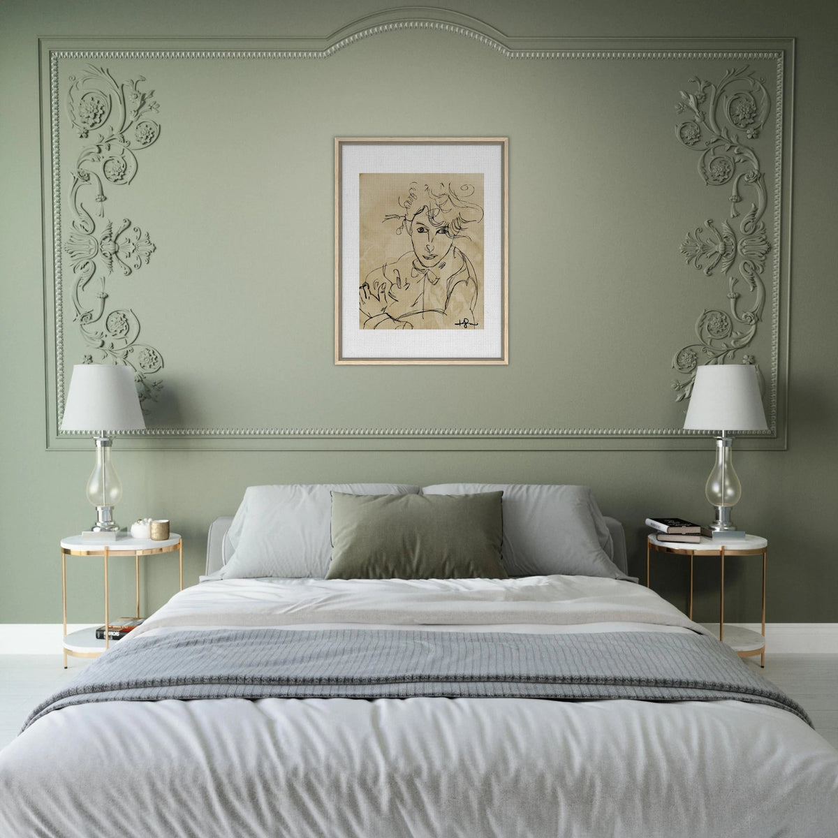Danu, The Irish Mother Framed Canvas - Livity Tree Art