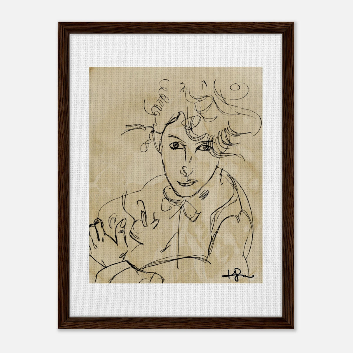 Danu, The Irish Mother Framed Canvas - Livity Tree Art