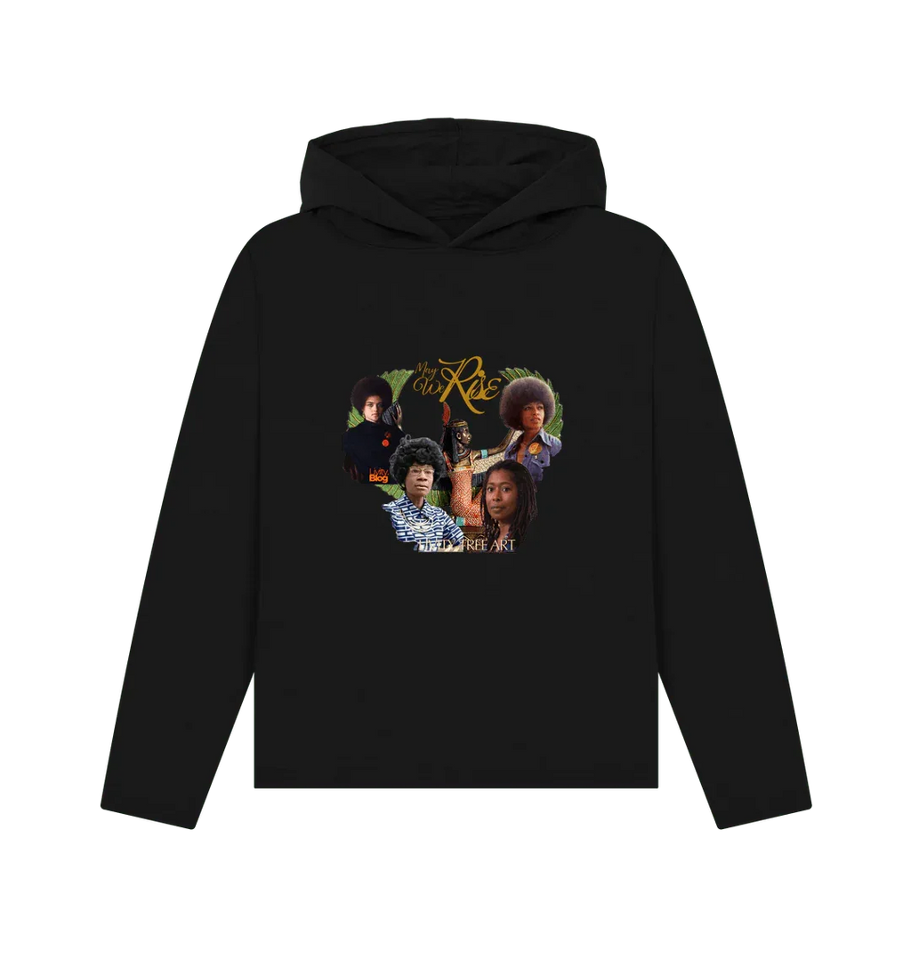 May We Rise Women's Relaxed Fit Hoodie - Livity Tree Art