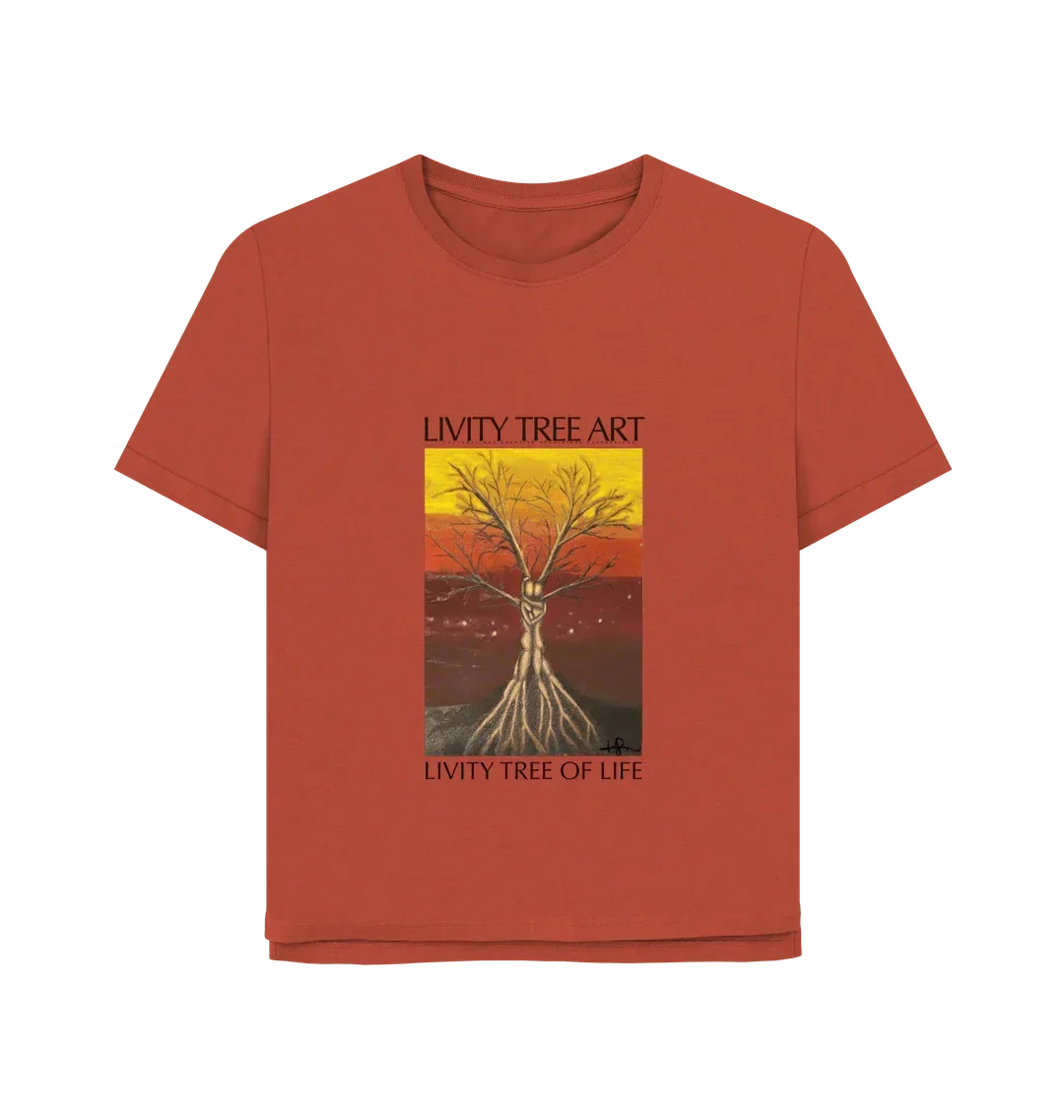 Livity Tree of Life Woman's Tee - Livity Tree Art