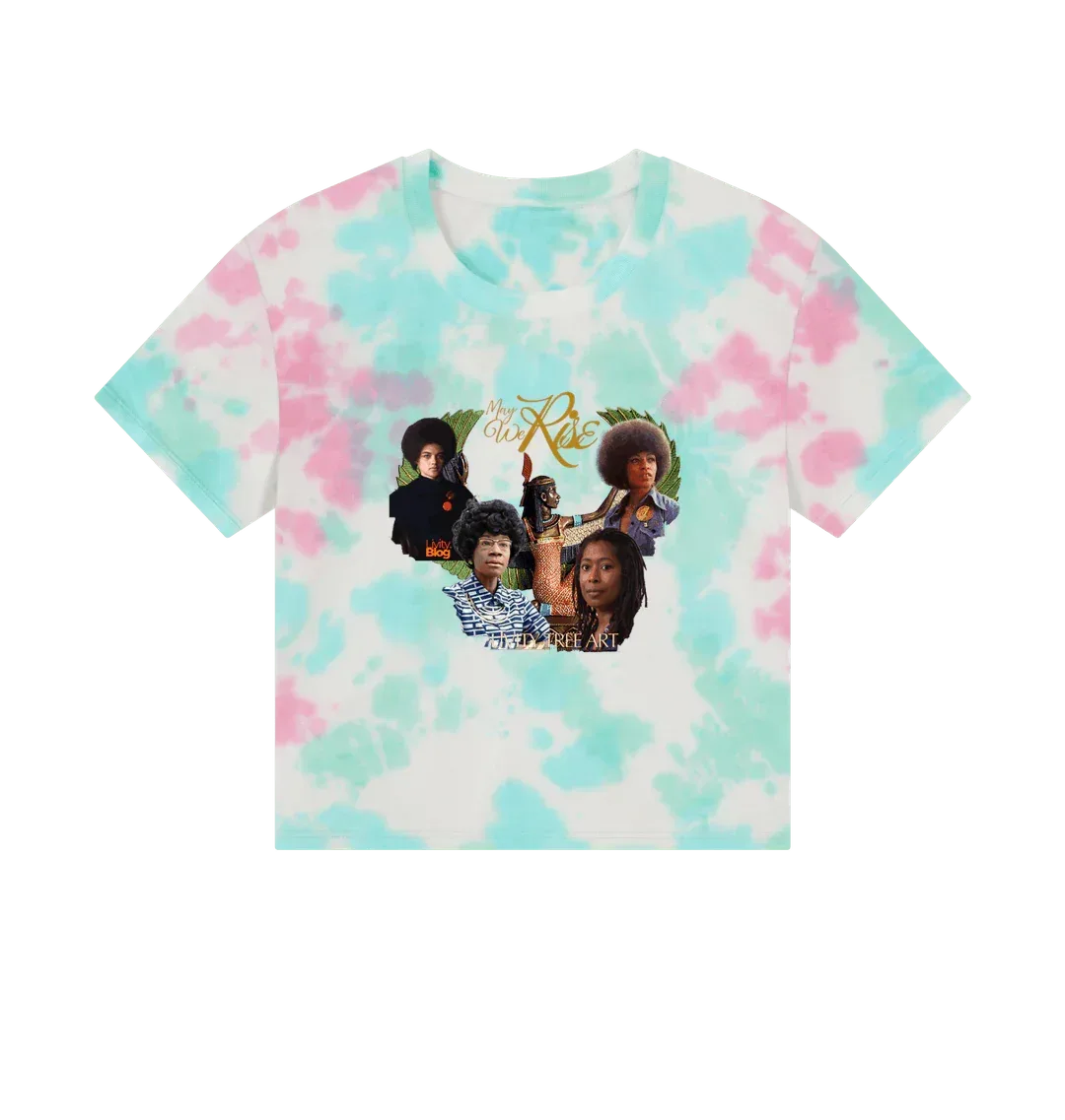 May We Rise Women's Boxy Tee - Livity Tree Art