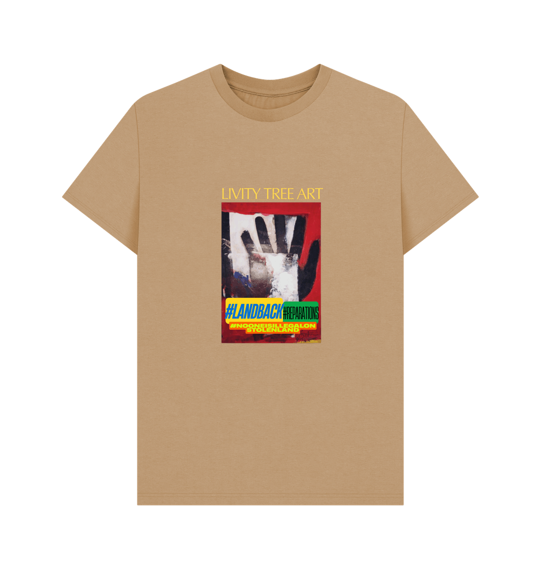 Sand Printed T-shirt Front