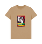 Sand Printed T-shirt Front