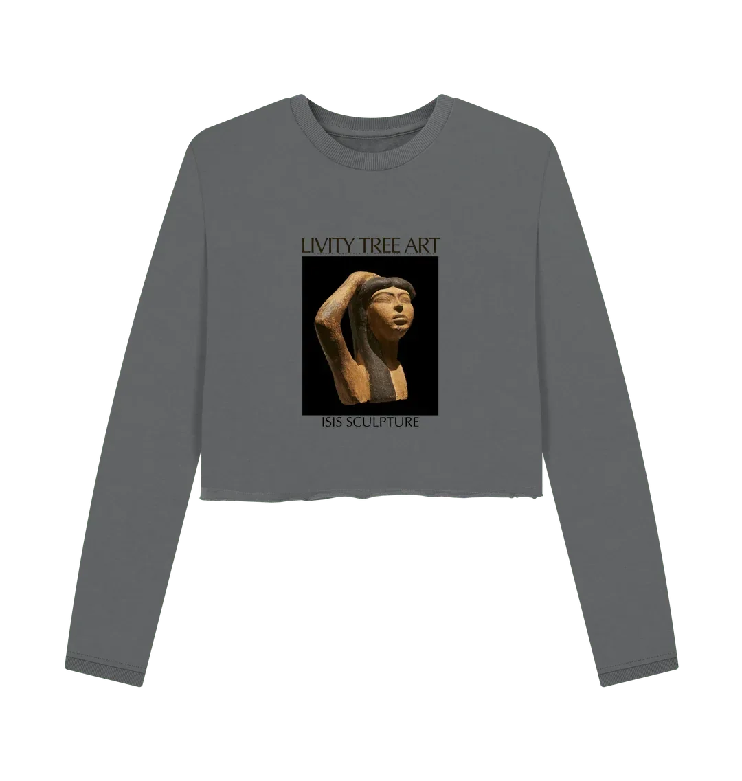 Isis Sculpture Women's Boxy Jumper - Livity Tree Art