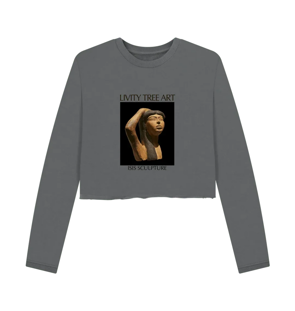 Isis Sculpture Women's Boxy Jumper - Livity Tree Art