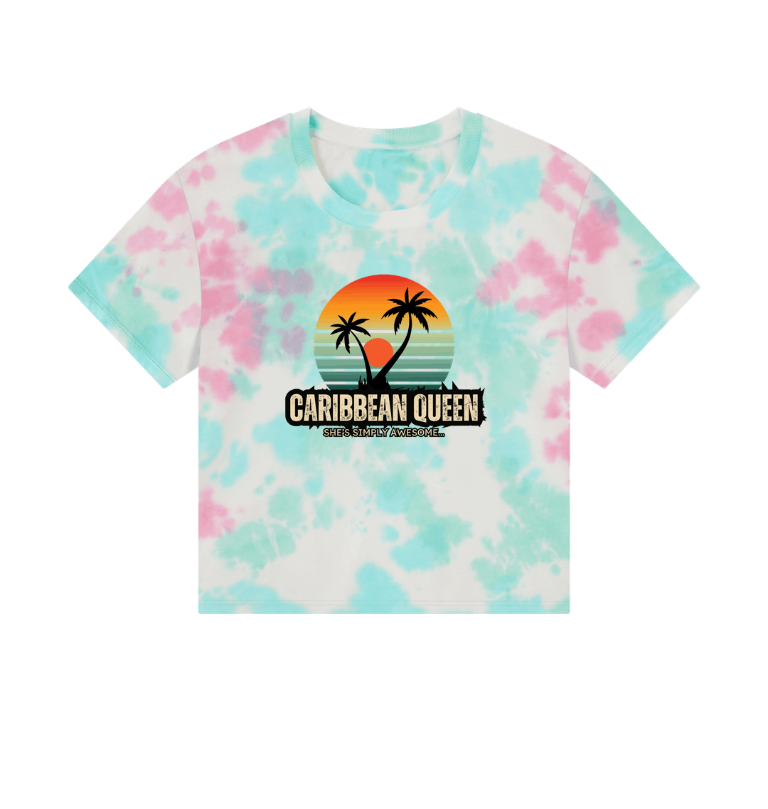 Pastel Tie Dye Printed T-shirt Front