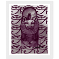 Egyptian Sekhmet Mother Art Framed Poster - Livity Tree Art