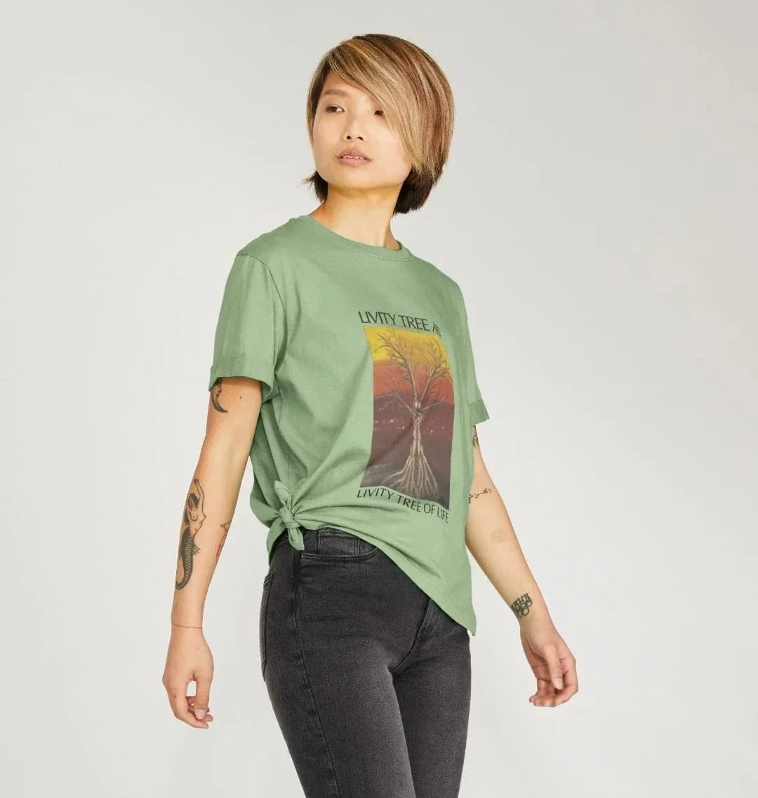 Livity Tree of Life Woman's Tee - Livity Tree Art