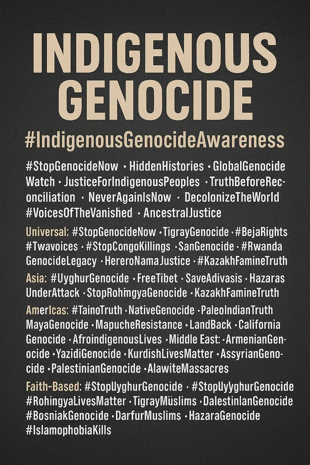 Erased Nations: A Global History of Indigenous Genocide - Livity Tree Art