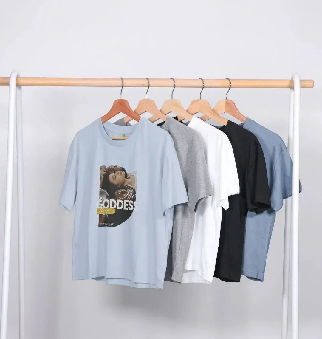 Goddess Rises Women's Boxy Tee - Livity Tree Art