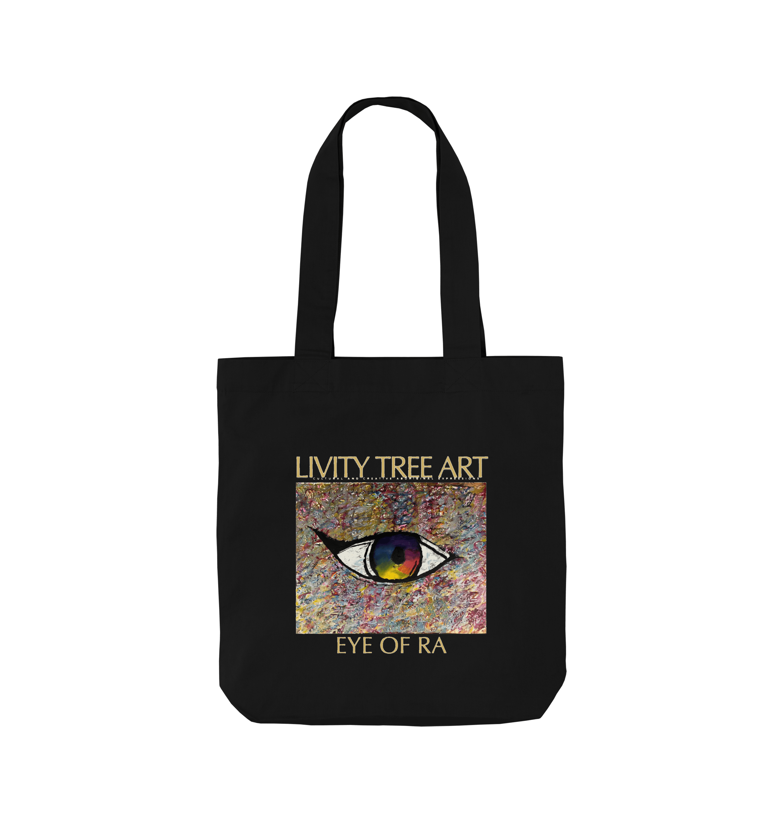 Eye of Ra Colour Tote Bag - Livity Tree Art