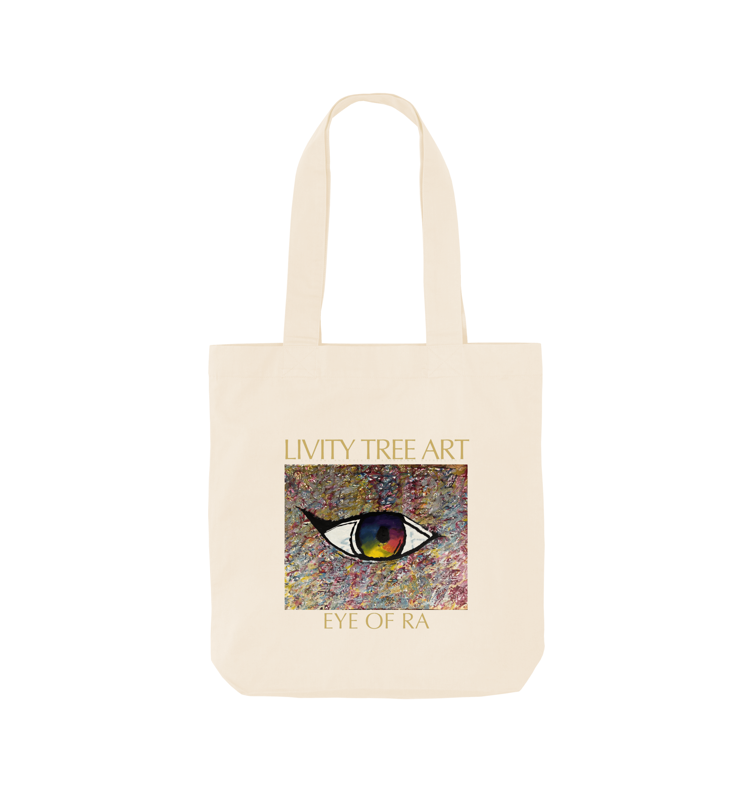 Eye of Ra Colour Tote Bag - Livity Tree Art