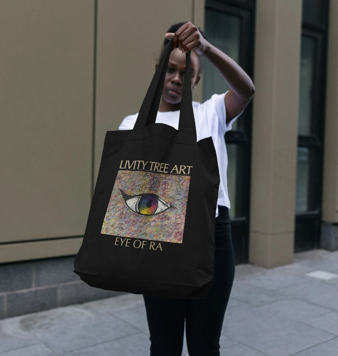 Eye of Ra Colour Tote Bag - Livity Tree Art