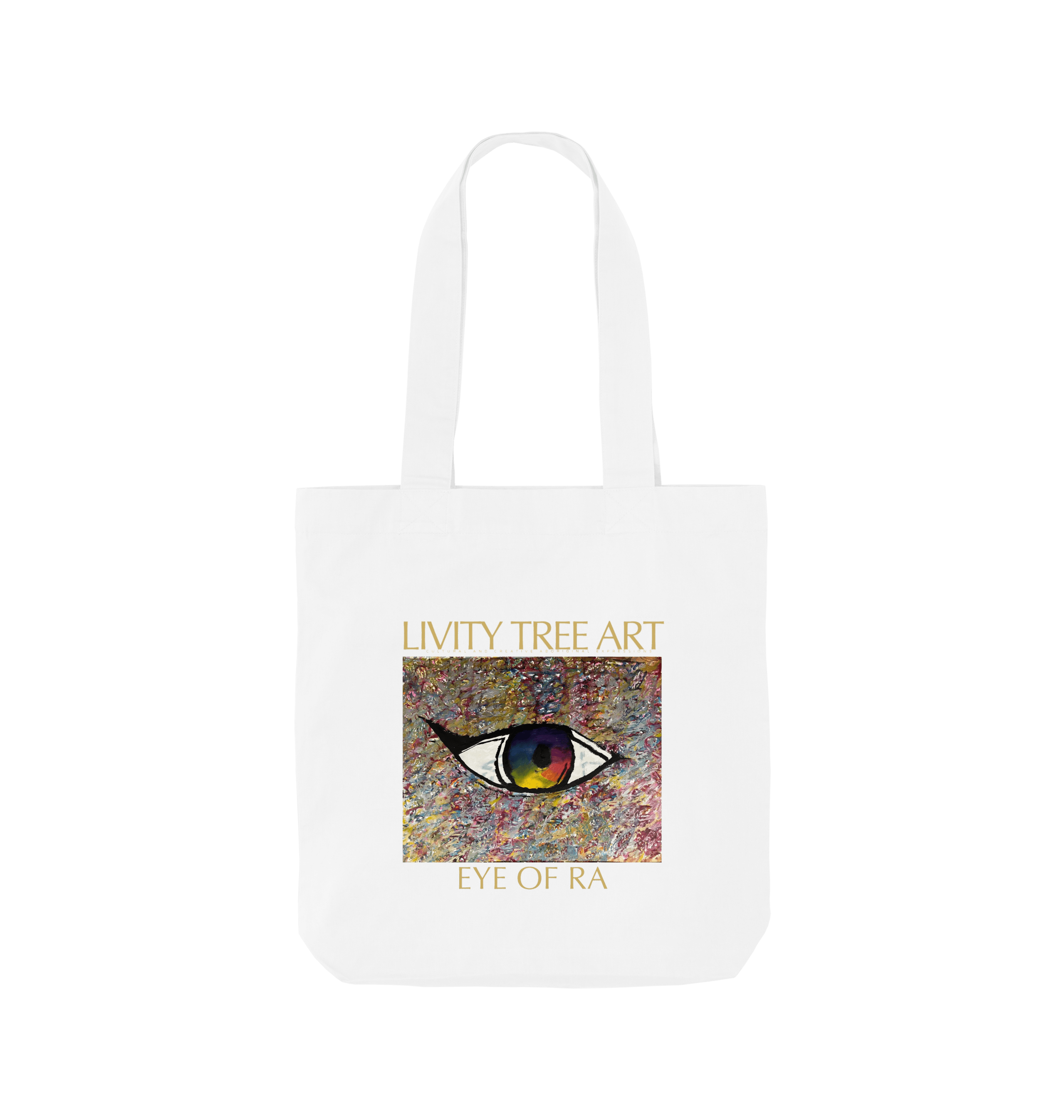 Eye of Ra Colour Tote Bag - Livity Tree Art