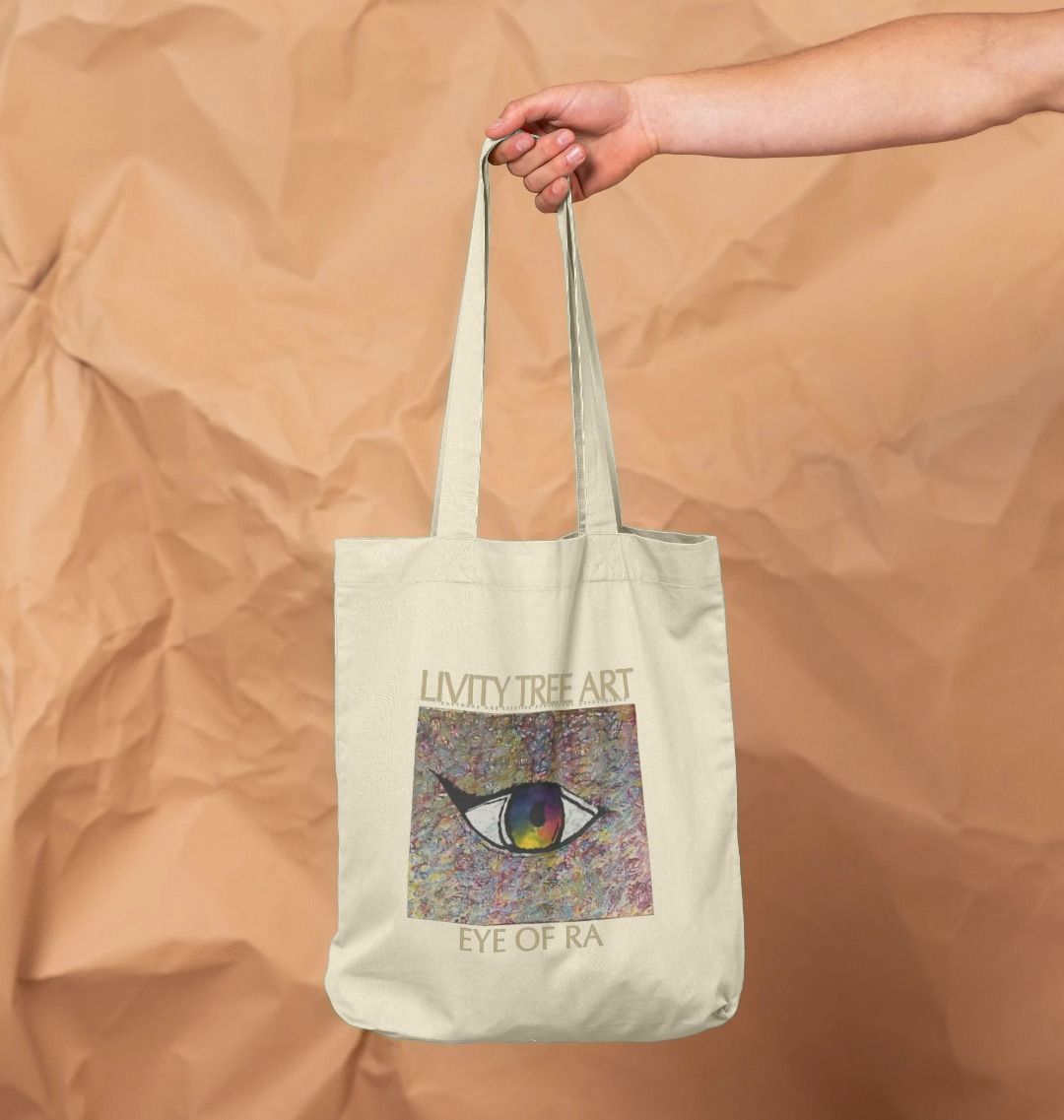 Eye of Ra Colour Tote Bag - Livity Tree Art