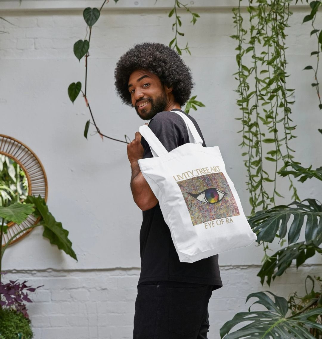 Eye of Ra Colour Tote Bag - Livity Tree Art