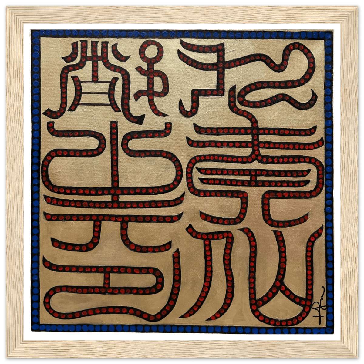 Eye of Ra Fine Art Framed Poster - Livity Tree Art