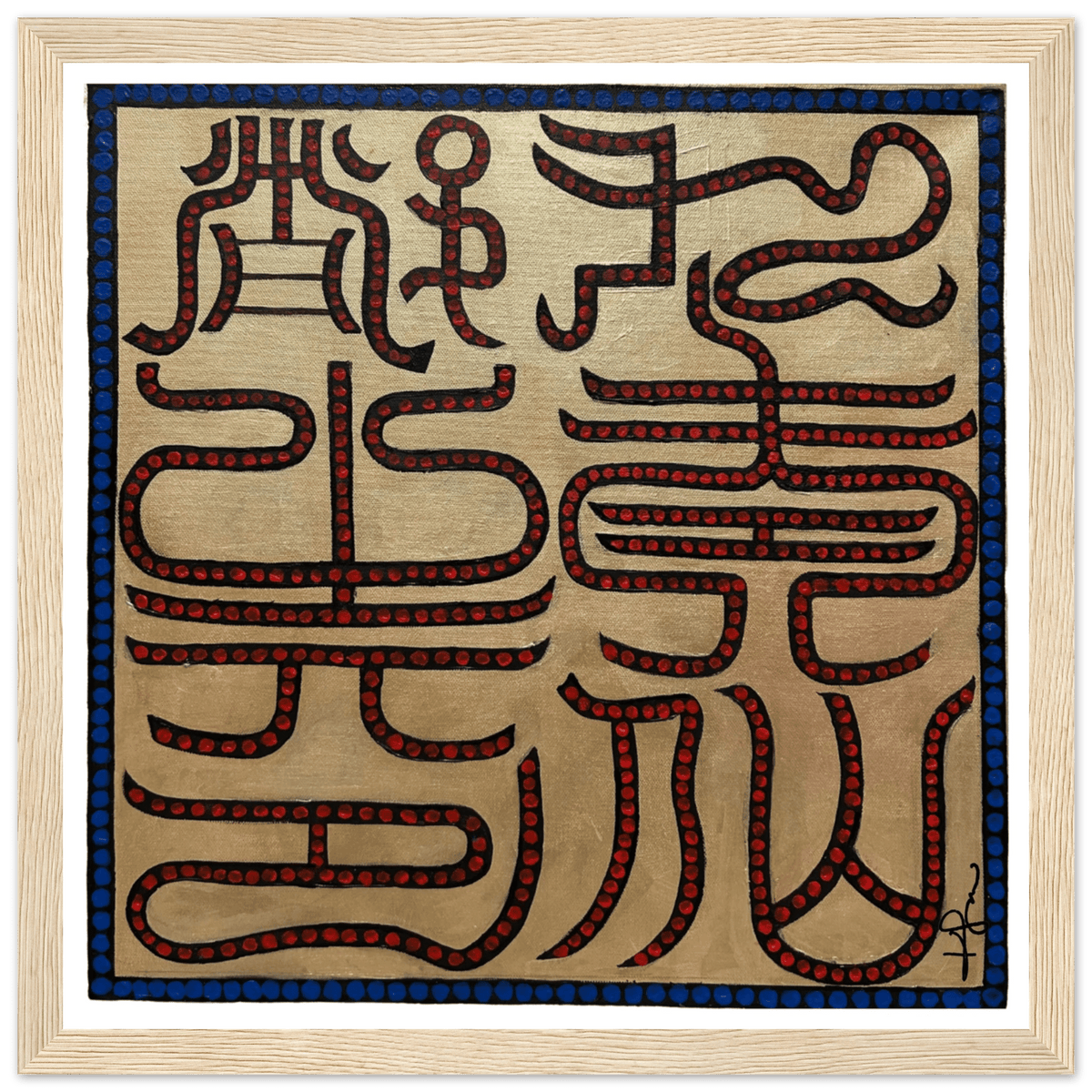 Eye of Ra Fine Art Framed Poster - Livity Tree Art