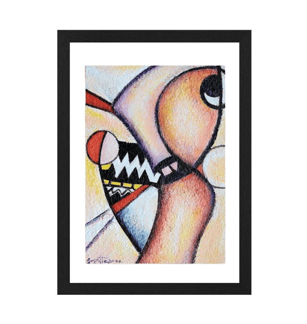 Black Frame Framed art print Front